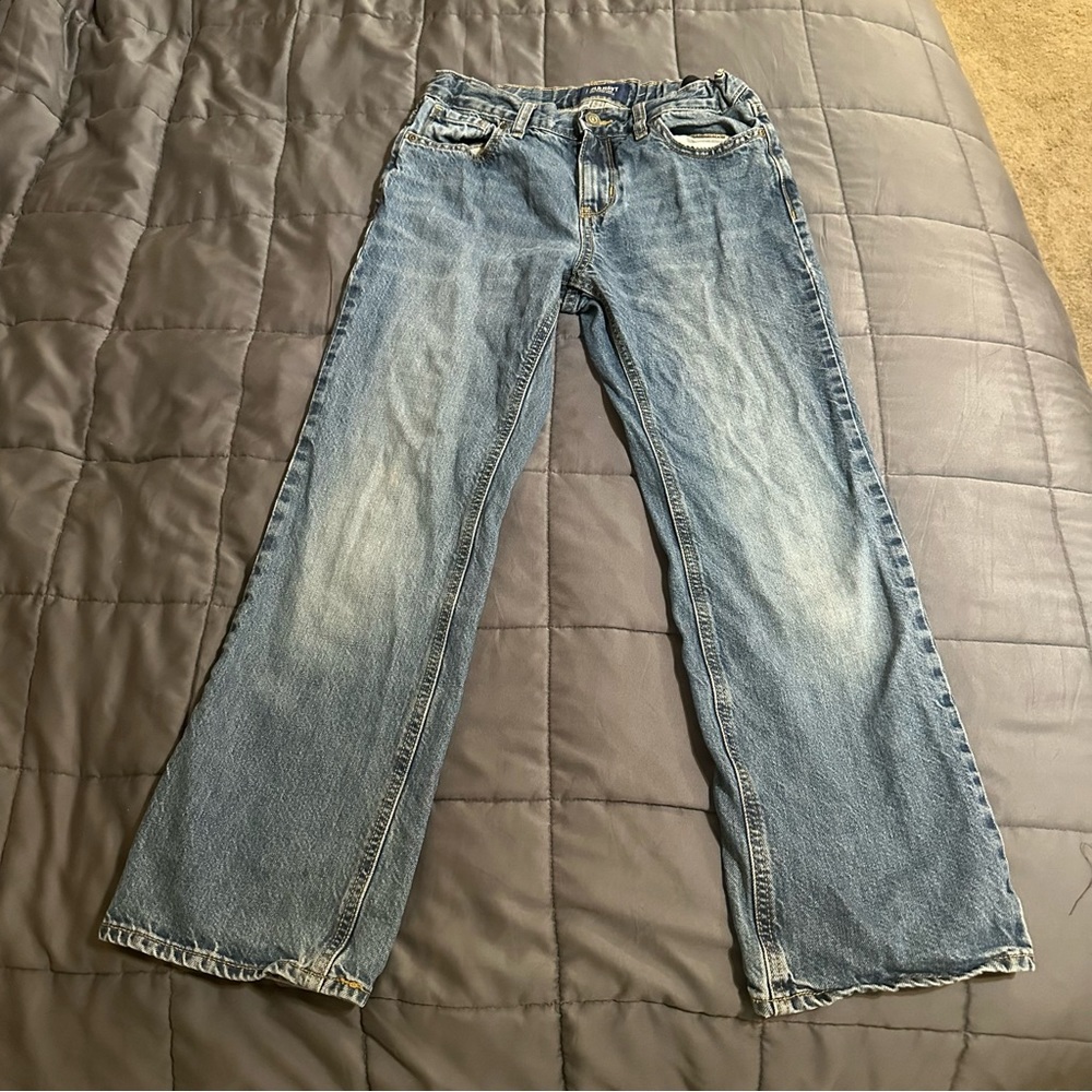 *Old Navy Husky Boys’ 10 Loose Boot Cut Blue Jeans